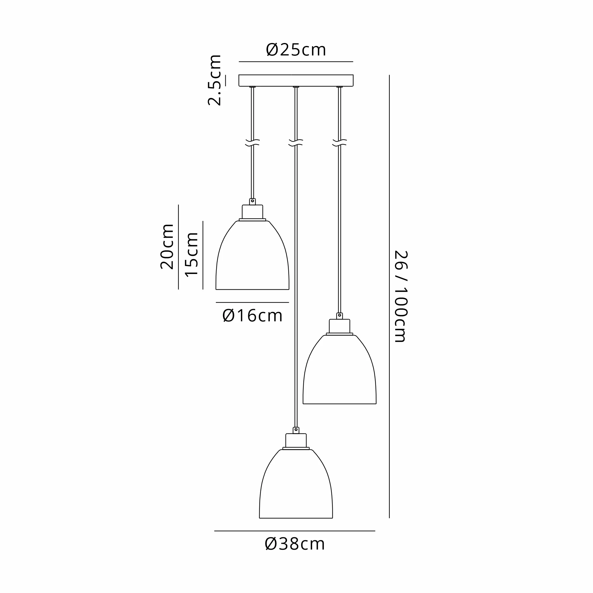 Harris Ceiling Lights Deco Multiple Pendant